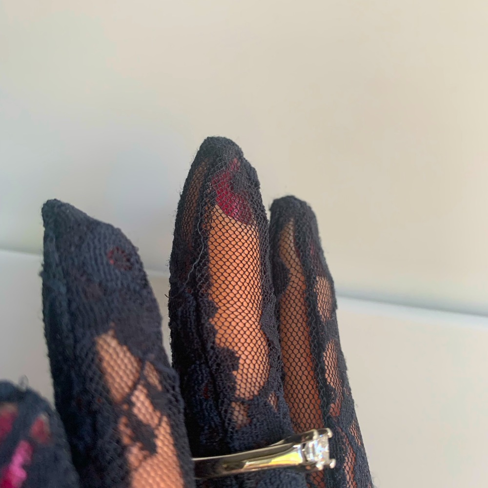 14K White Gold Ladies Diamond Ring